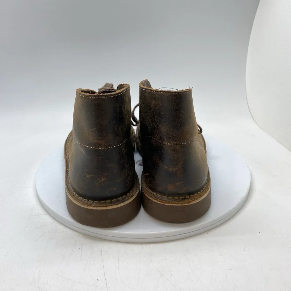 Clarks Bushacre Boots Mens 8 M Brown Casual Chukka Preppy Ankle Shoes 15522